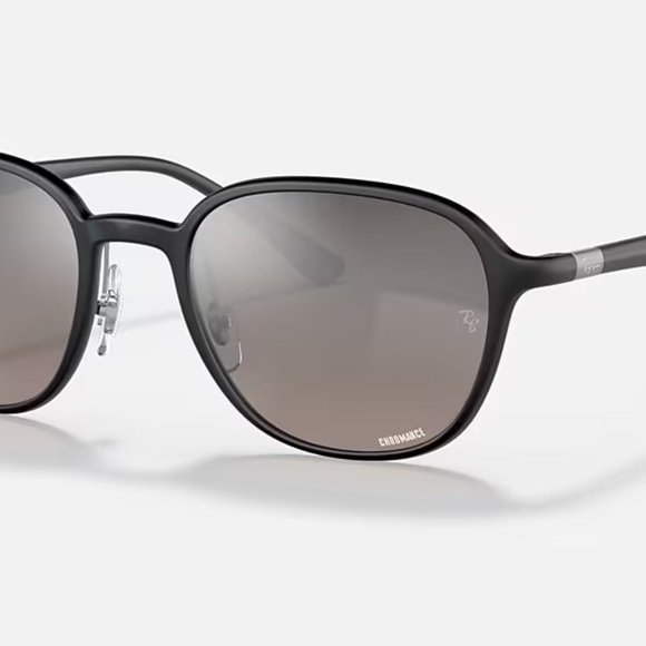 Ray Ban CHROMANCE polarized Matte Black sunglasses - Picture 4 of 4